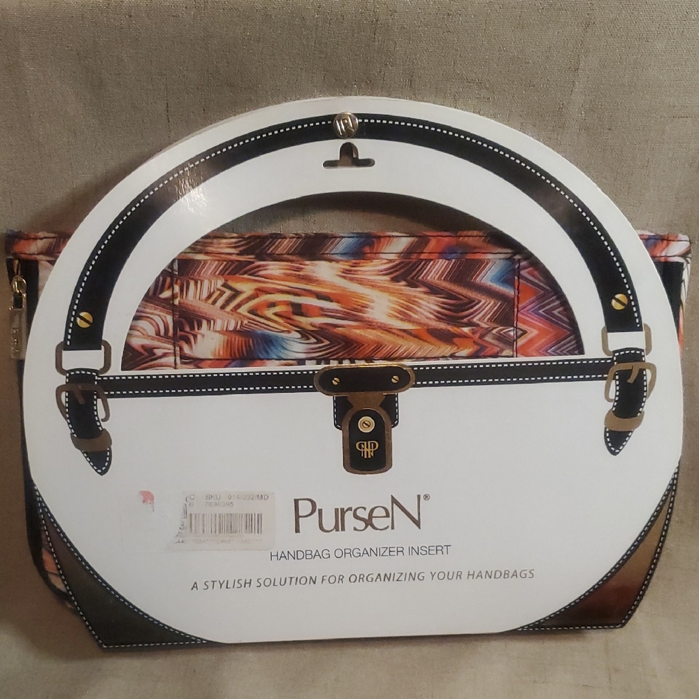 PurseN Vibrant Patterned Cosmetic Bag